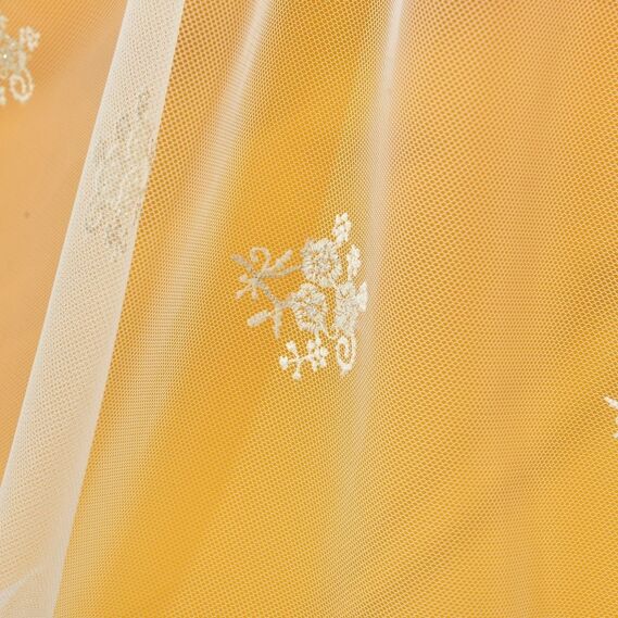 Tulle tulle with Jacqueline embroidery V- крем золото, фото 1 Tulle tulle with Jacqueline embroidery V- крем золото, фото 1