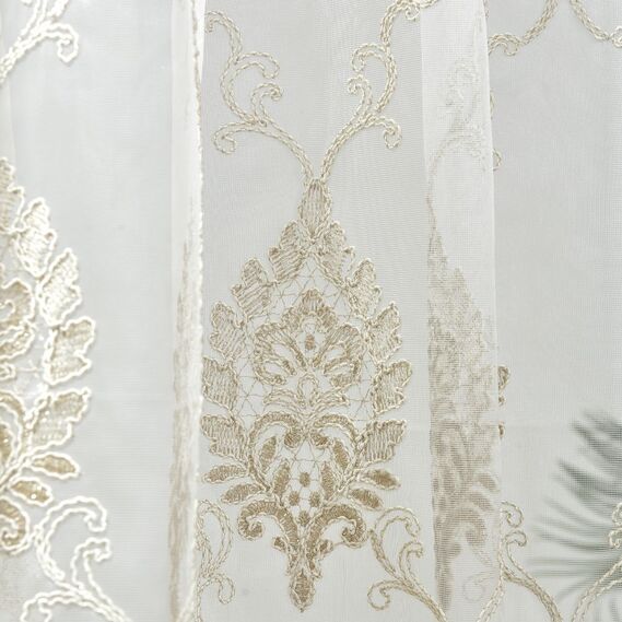 Тюль сітка з вишивкою Мілена V-візон, фото 1 Тюль сітка з вишивкою Мілена V-візон, фото 1