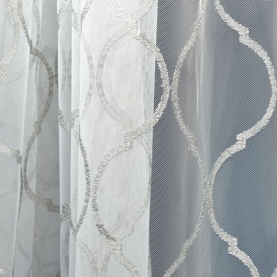 Ткань тюль сетка с вышивкой Great V-gri, фото 2 Ткань тюль сетка с вышивкой Great V-gri, фото 2