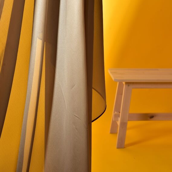 Тюль органза шелк однотонный Изольда V-26548 мокко, фото 3 Тюль органза шелк однотонный Изольда V-26548 мокко, фото 3