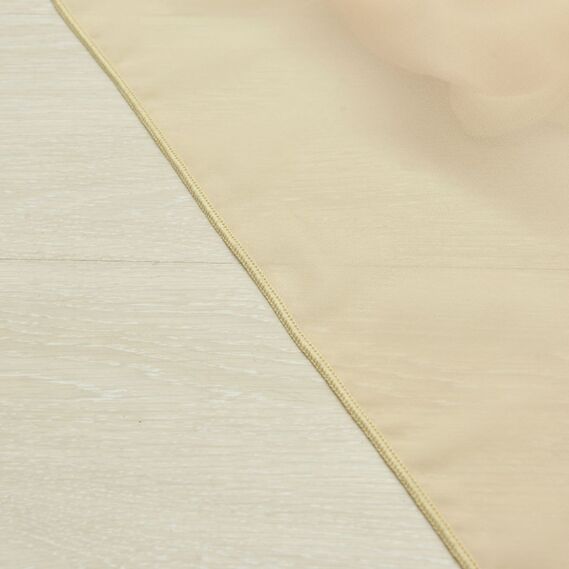 Тюль органза шовк однотонний Ізольда V-16904 крем, фото 2 Тюль органза шовк однотонний Ізольда V-16904 крем, фото 2