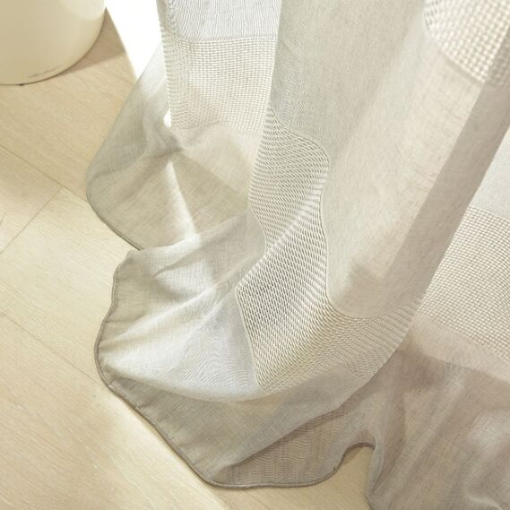 Тюль рогожка Манар смуга V-20 сіра, фото 2 Тюль рогожка Манар смуга V-20 сіра, фото 2