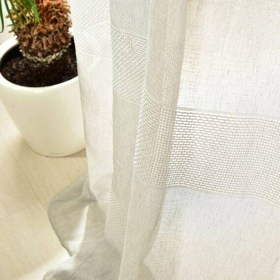 Тюль рогожка Манар смуга V-20 сіра, фото 5 Тюль рогожка Манар смуга V-20 сіра, фото 5