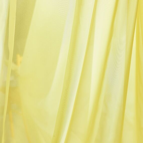 Тюль органза однотонний Tergal  V-105 лимон, фото 6 Тюль органза однотонний Tergal  V-105 лимон, фото 6