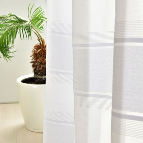 Тюль набивной батист Ghita V-1107 біла, фото 1 Тюль набивной батист Ghita V-1107 біла, фото 1