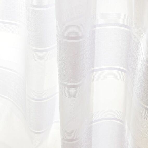 Тюль набивной батист Ghita V-1107 біла, фото 3 Тюль набивной батист Ghita V-1107 біла, фото 3