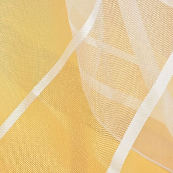 Тюль набивний сітка Chanel V-605 пудра, фото 2 Тюль набивний сітка Chanel V-605 пудра, фото 2