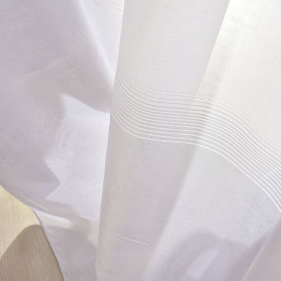 Тюль набивний батист Anton V-401 біла, фото 1