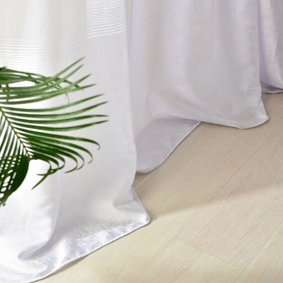 Тюль набивний батист Anton V-401 біла, фото 3