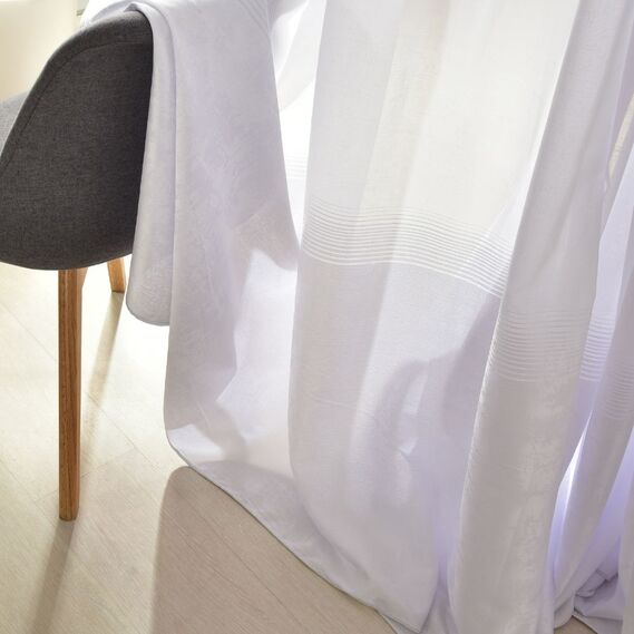 Тюль набивний батист Anton V-401 біла, фото 5