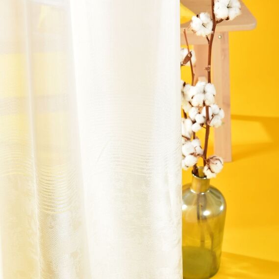 Тюль набивной батист Anton V-402 крем, фото 4 Тюль набивной батист Anton V-402 крем, фото 4