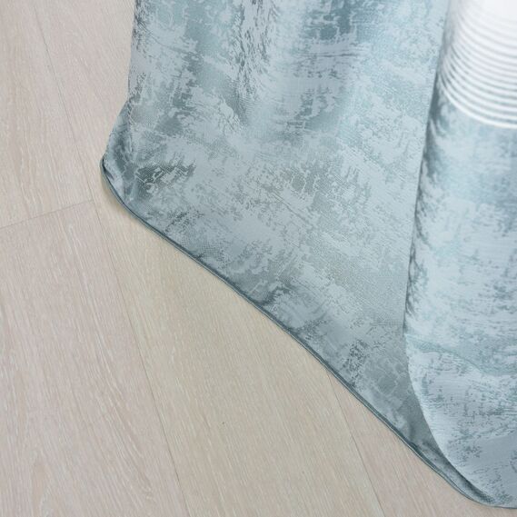 Тюль набивний батист Anton V-410 бірюза, фото 5 Тюль набивний батист Anton V-410 бірюза, фото 5