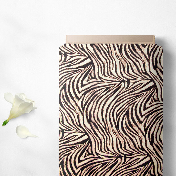 Ткань штапель зебра лате, фото 2