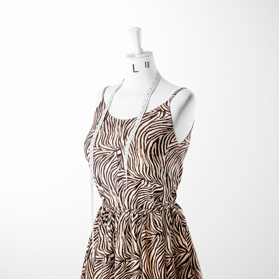 Ткань штапель зебра лате, фото 3