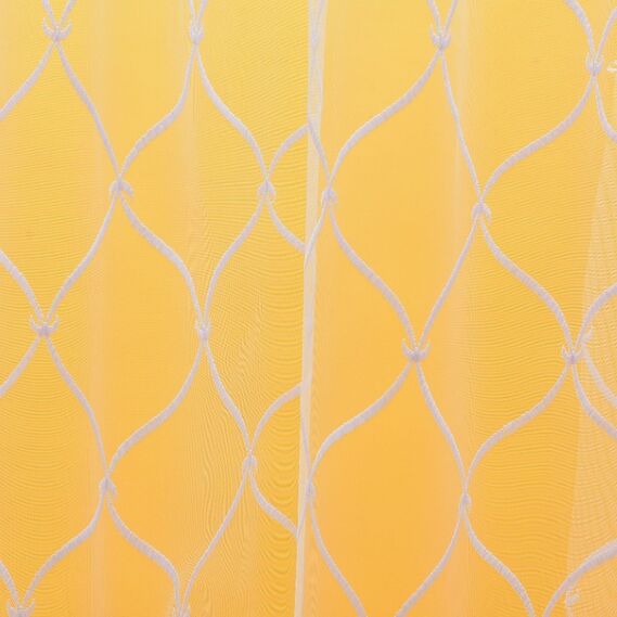 Тюль сітка с вышивкой Black and White Stile V-beyaz , фото 5