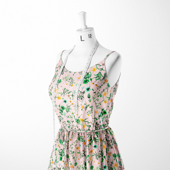 Dress Staple Light Fabric поляна пудра, фото 3