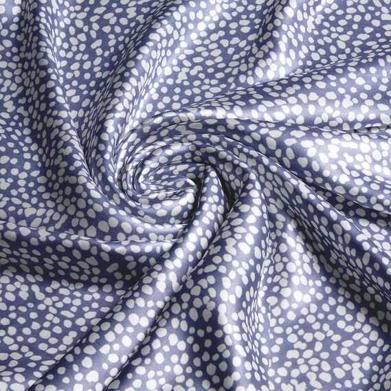 Тканина плательна атлас шовк стрейч 145 см 95 гр/м2 легка тканина для суконь, блуз, піжам та аксесуарів бісер денім, фото 1