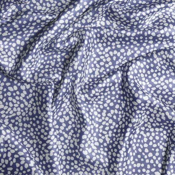 Тканина плательна атлас шовк стрейч 145 см 95 гр/м2 легка тканина для суконь, блуз, піжам та аксесуарів бісер денім, фото 2