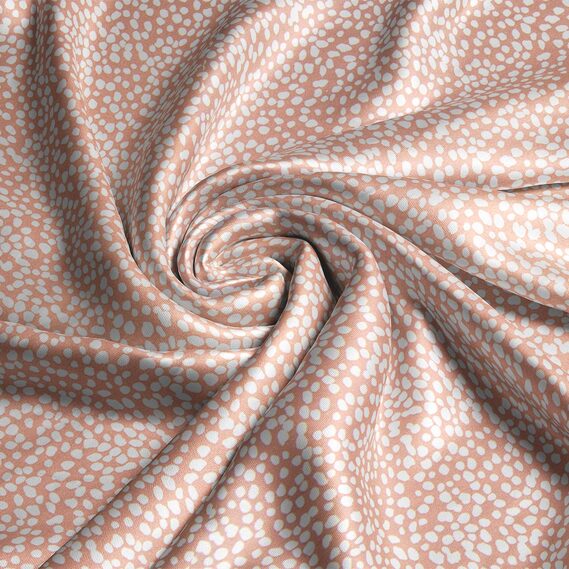 Ткань плательная атлас шелк стрейч 145 см 95 гр/м2 легкая ткань для платьев, блуз, пижам, аксессуаров бісер беж, фото 1