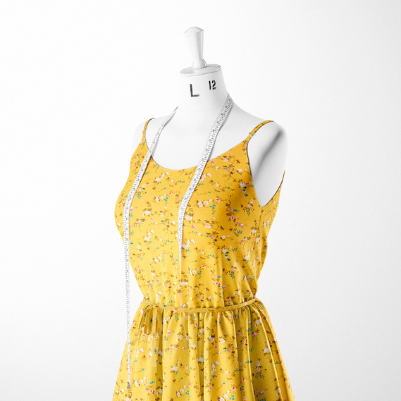 Dress Staple Light Fabric Вероніка жовтий, фото 3