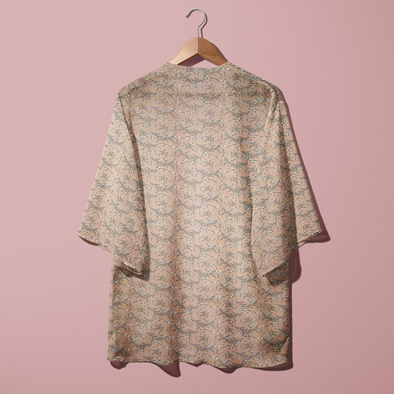 Ткань шифон креп гілочка беж, фото 5 Ткань шифон креп гілочка беж, фото 5