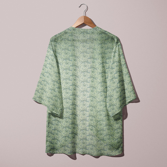 Тканина шифон креп гілочка олива, фото 5 Тканина шифон креп гілочка олива, фото 5