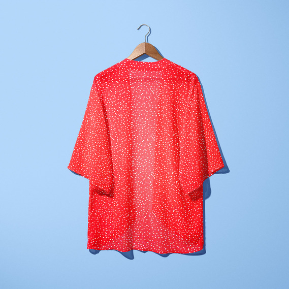 Ткань шифон креп Сніжана червоний, фото 4 Ткань шифон креп Сніжана червоний, фото 4