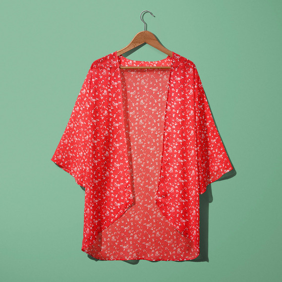 Тканина шифон креп Амелі червоний, фото 3 Тканина шифон креп Амелі червоний, фото 3