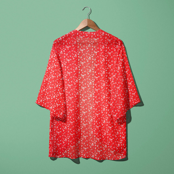 Тканина шифон креп Амелі червоний, фото 5 Тканина шифон креп Амелі червоний, фото 5