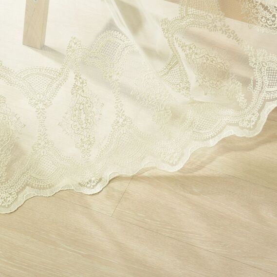 Тюль фатин с вышивкой Фантазия V-krem, фото 5 Тюль фатин с вышивкой Фантазия V-krem, фото 5