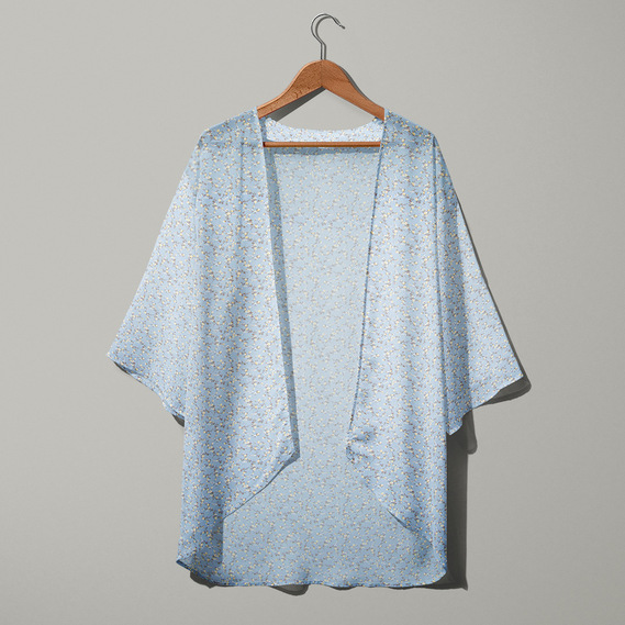 Тканина шифон креп россіні денім, фото 3