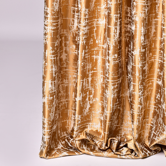 Тканина портьєрна жакардова Irma  V-C3405 золото, фото 1