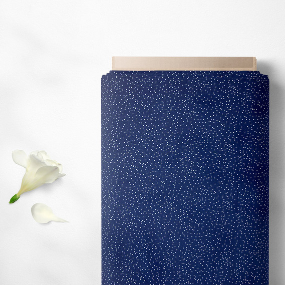 Тк плательна Горох синій, фото 2