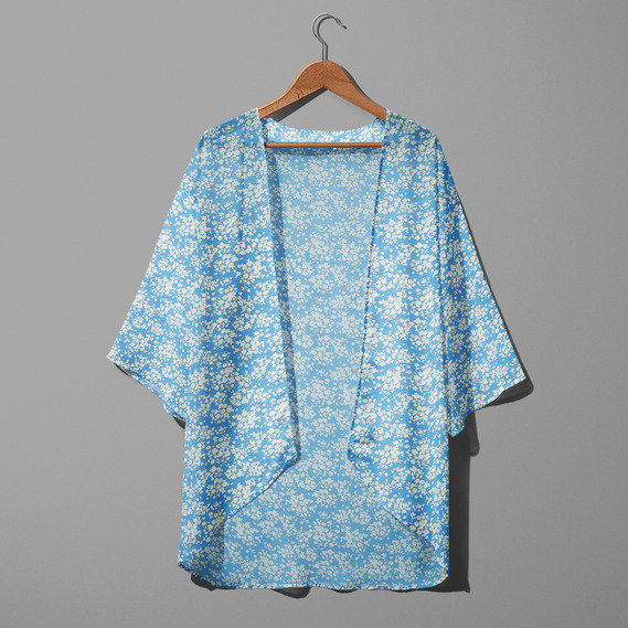 Ткань шифон креп розалі синій, фото 3 Ткань шифон креп розалі синій, фото 3