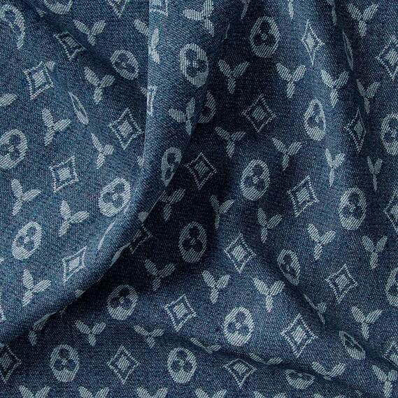 Ткань джинсовая Brend LV темно синій, фото 2