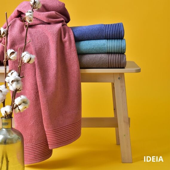 Простирадло махрове бавовняна TM IDEIA 150х200 см pink, фото 4