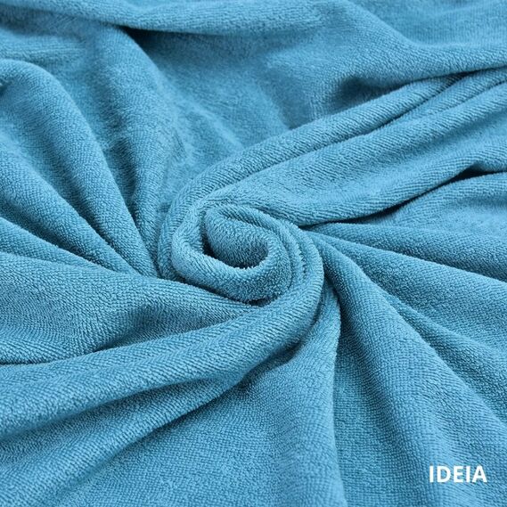 Простынь махровая хлопковая TM IDEIA 150х200 см turquoise, фото 6