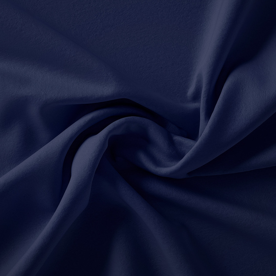 Тканина котон стрейч темно синій, фото 1