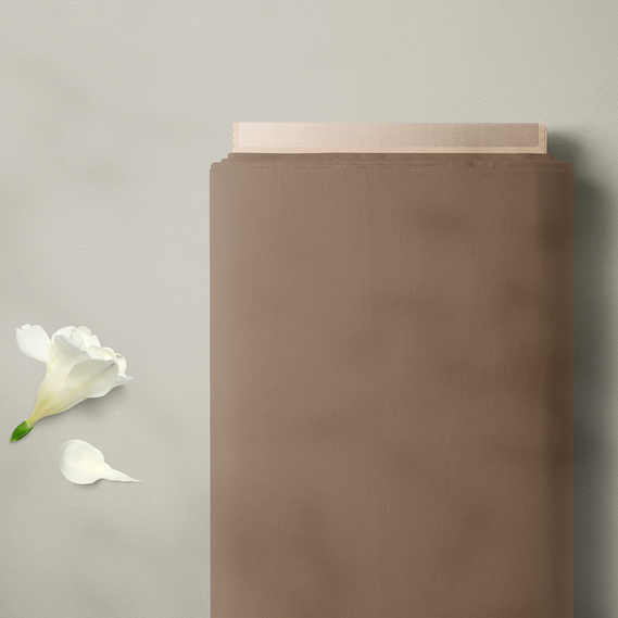 Тканина котон поплін капучино, фото 2