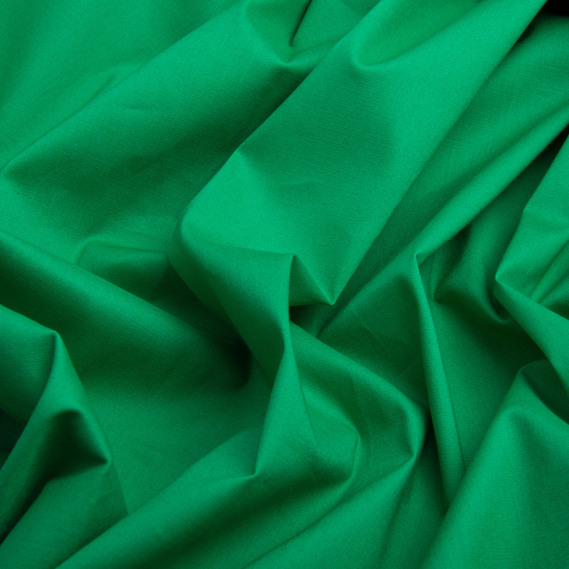 Cotton poplin fabric V-1451 зелений , фото 2