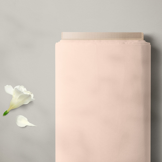 Ткань коттон поплин беж рожевий, фото 2