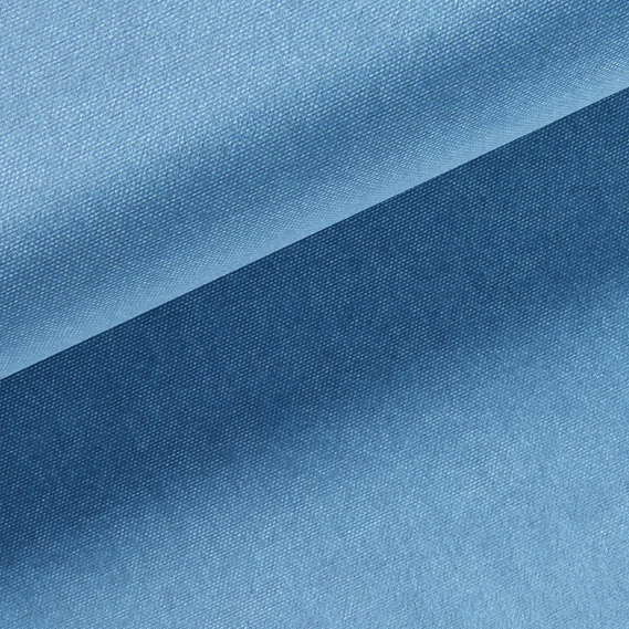 Тканина портьєрна однотонна Фонлук Canvas, шторна тканина, тканина для штор, штори, портьєри, гардіни, тканина для гардин V-114 денім, фото 3