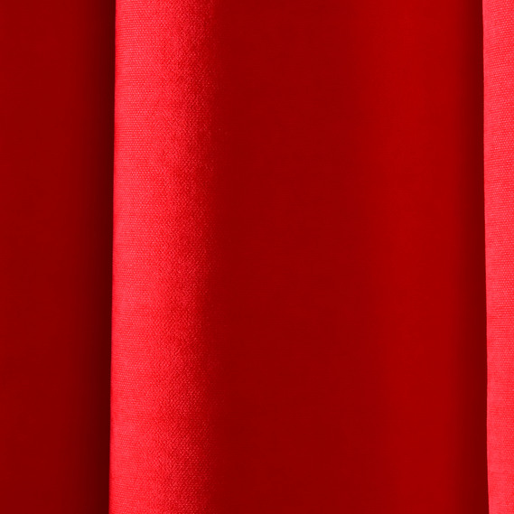 Тканина портьєрна однотонна Фонлук Canvas, шторна тканина, тканина для штор, штори, портьєри, гардіни, тканина для гардин V-113 алий, фото 3