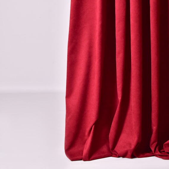 Ткань портьерная однотонная Фонлук Canvas, шторная ткань, ткань для штор, шторы, портьеры, гардины, ткань гардинная V-197 бордо, фото 1
