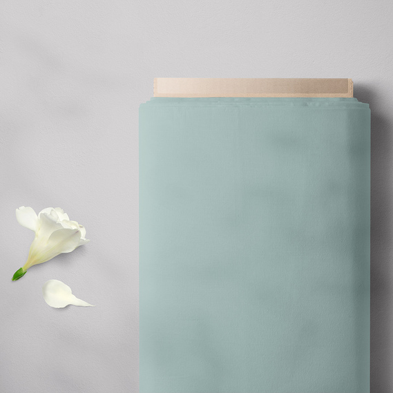 Тканина плательна штапель твіл сіра м’ята , фото 2