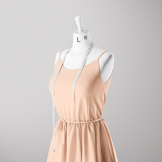 Тканина плательна штапель твіл бейліс, фото 3