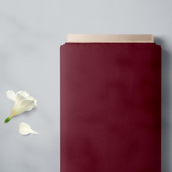 Тканина плательна штапель твіл вишня, фото 2