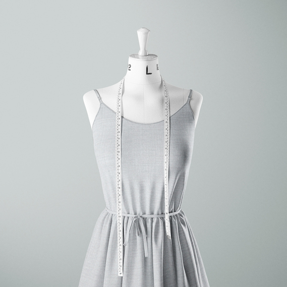 Тканина льон меланж Ілляна одн V-21 сірий, фото 3