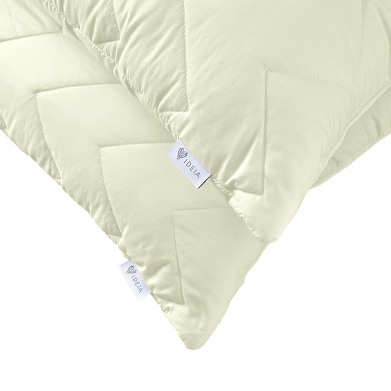 Набір подушок 2 шт 50х70 см акційний з переробленого волокна молоко, фото 2