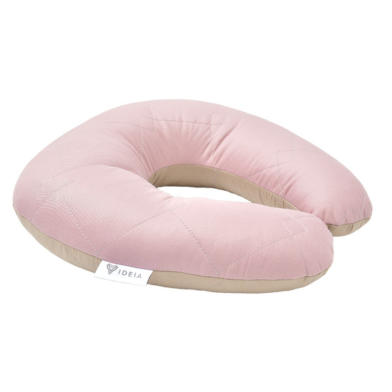 Подушка-рогалик для путешествий Journey ТМ IDEIA 35х38 см пудра/беж, фото 2